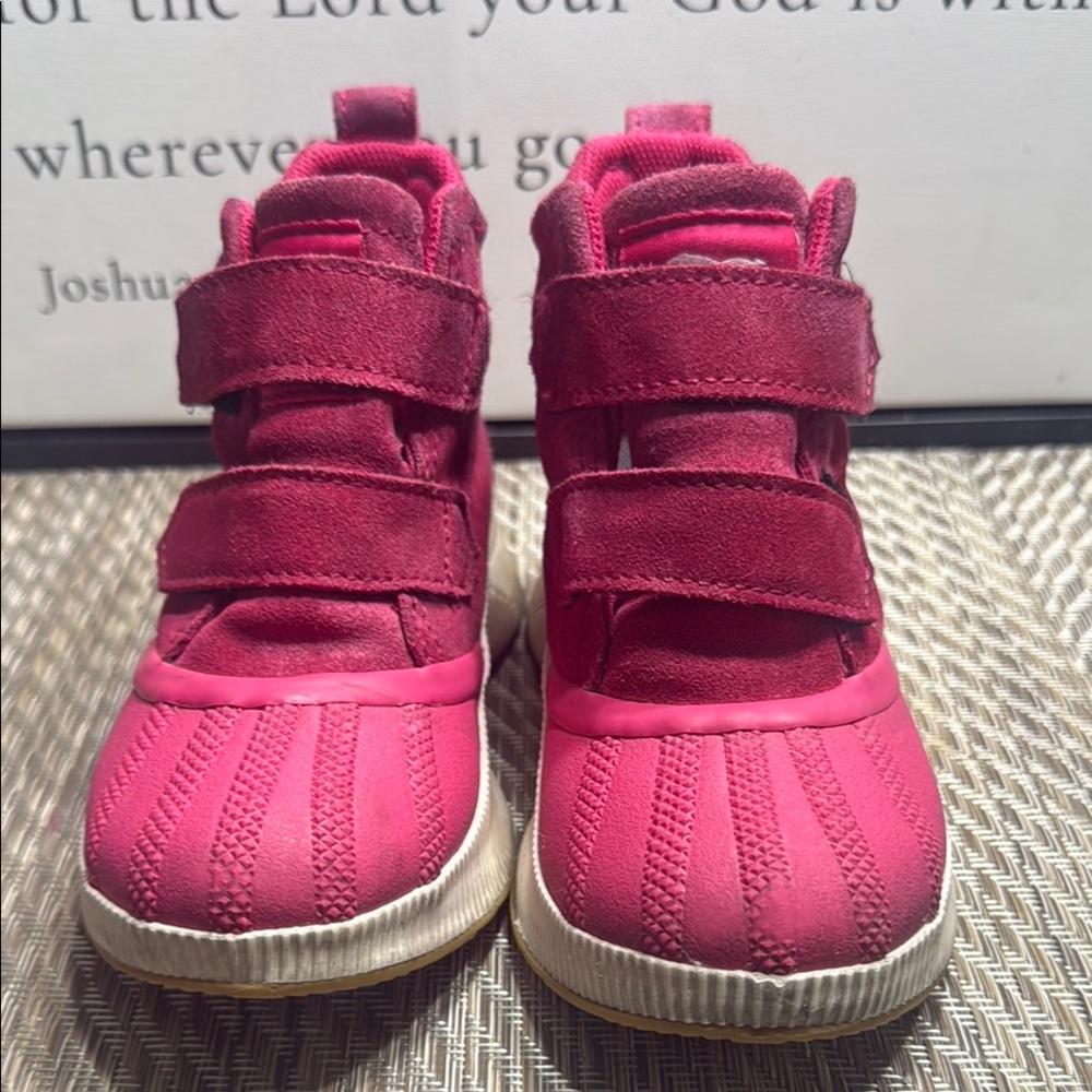 Sorel Pink Sneakers Classic Low-Top Design Toddler Girl 12 Box3